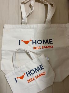 IKEA トートバッグ 大小セット
