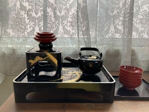 上質です お屠蘇セット 屠蘇器 お正月 漆器 漆芸 木製 酒器 輪島塗