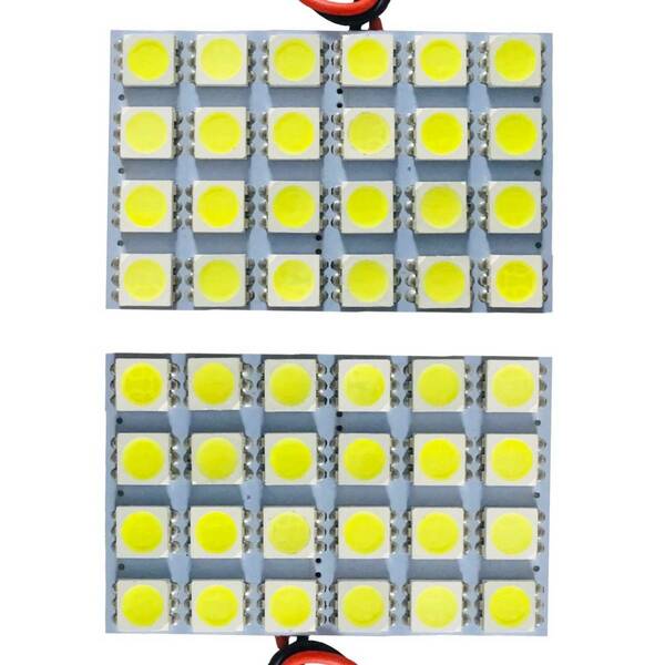 ルームランプ N-WGN (エヌワゴン) JH1 JH2 ホンダ 基盤タイプ ホワイト 超爆光 純正球交換用LEDライト 2個セット