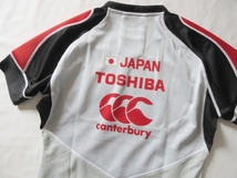 メンズ 5L 未使用 カンタベリー ラグビー日本代表 選手支給品 プラクティス ジャージ CANTERBURY JAPAN PRACTICE JERSEY（TOSHIBA）_画像10