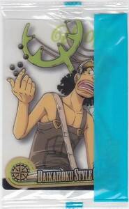 Одна куска Usopp Card Morinaga пластинка One Piece