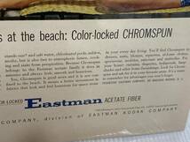 1953年6月1日号LIFE誌広告切り抜き【Eastman ACETATE COMPANY】アメリカ買い付け品50sビンテージインテリアあ_画像3