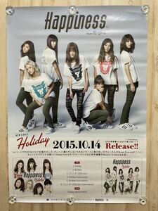 Happiness from E-girls holiday 告知 非売品 B2 ポスター ☆