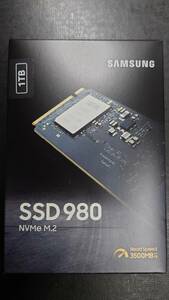 ☆新品未開封☆サムスン SAMSUNG 980 1TB PCIe Gen3.0×4 NVMe M.2(2280) 最大3,500MB/秒 内蔵SSD MZ-V8V1T0B/IT