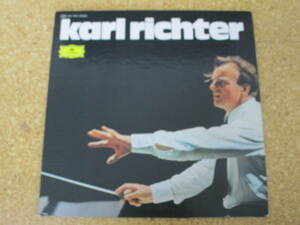 ◎Karl Richter カール・リヒター★Rejoice Be Glad! Up Praise The Days! - Christmas Oratorio, Brandenburg Concerto/日本ＬＰ盤☆G/F