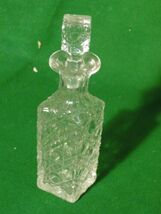 香水ボトル 瓶 スクエア アンティーク カットクリスタル フランス 1880_画像3