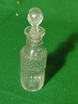 ミディアム アンティーク 香水 ボトル 瓶 カット クリスタル フレン 1880_画像1
