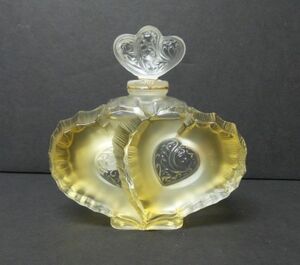 ラリック 2004 LTD. ED. COLLECTIBLE クリスタル FALCON &#34;DEUX COEURS&#34; 香水 ボトル 瓶 Lalique