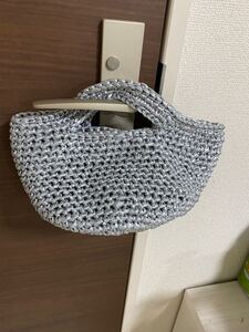 マルシェバッグ ハンドメイド すずらんテープバッグ ハンドバッグ トートバッグ お散歩バッグ