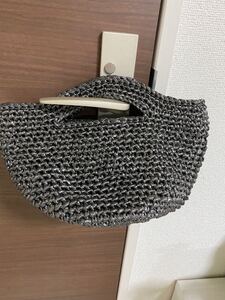 マルシェバッグ お散歩バッグ 手編みバッグ トートバッグ すずらんテープバッグ ハンドバッグ お散歩バッグ