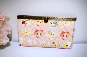 ハンドメイド 文鎮長財布 キャンディキャンディ