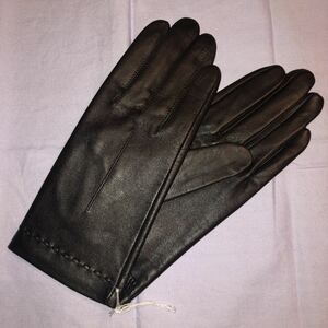 { new goods }FRANCO FERRARO franc kofela-ro, stylish leather gloves, black 