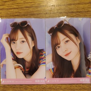 乃木坂46 生写真 梅澤美波 10周年記念 10th Anniversary レアポーズ 2種 コンプ