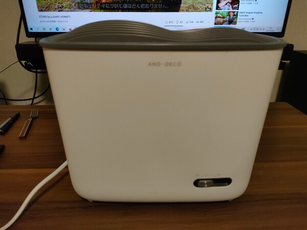 モダンデコ 加湿器 スチーム lck02 2020年製 ホワイト
