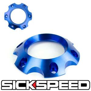 SICKSPEED　ホーンリング ブルー 青 USDM JDM ステアリング ホーンボタン カバー リング シックスピード　アベニューパフォーマンスに対応