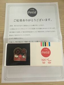コカコーラ　東京2020オリンピック記念ピン　花火　新品