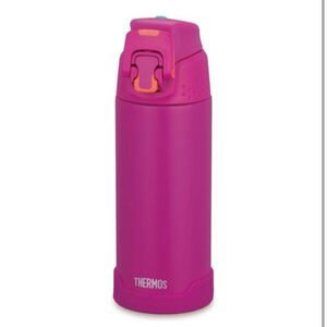 新品未使用 THERMOS 真空断熱 サーモス マグ ケータイ マットパープル 500 シリコンカバー付き
