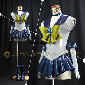  high quality new work Pretty Soldier Sailor Moon Crystal / sailor ulans costume play clothes manner shoes . wig optional 