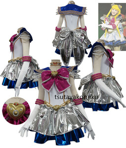  high quality new work musical Pretty Soldier Sailor Moon manner costume costume play clothes manner shoes . wig optional 