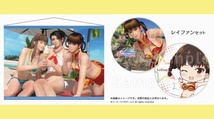 TGS デッドオアアライブ DEAD OR ALIVE Xtreme Venus Vacation B2タペストリー ヒトミ 紅葉 レイファン アクリル コースター キーホルダー_画像1