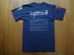 局地戦闘機 紫電改Tシャツ 英文解説 343空 剣部隊 　 　　01　　　