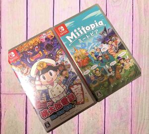 【新品送料込み】Nintendo Switch 桃太郎電鉄 & ミートピア 2本セット