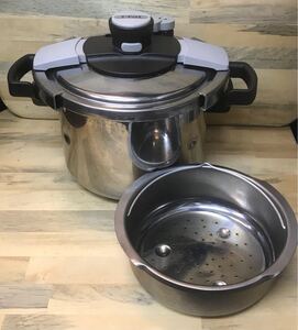 T-fal ティファール クリプソ プルミエ 容量:6L ワンタッチ開閉圧力鍋 IH対応