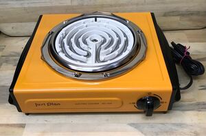 イズミ IEC105 電気コンロ オレンジ