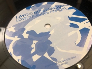 12”★Layo & Bushwacka! / Love Story [Vs Finally] / プログレッシブ・ヴォーカル・ハウス ！