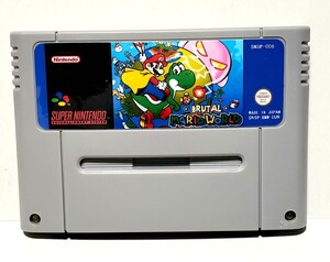 SFC BRUTAL マリオワールド スーパーファミコン