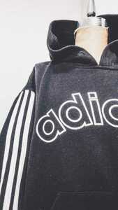 Vintage adidas pullover sweatshirt hoodie 90s アディダス プルオーバー スウェットパーカー フード ニュートロ 銀タグ ビンテージ