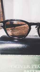 Oliver Peoples maxime × OBJ sunglass 8108　オリバーピープルズ　オブジェ　マキシム　ウェリントン　サングラス　鼈甲柄　ビンテージ