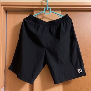 ウィルソン Wilson テニスハーフパンツ M 色はブラック