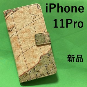 iPhone11 Pro ケース アイフォン11プロ スマホカバー アイフォン スマホケース iphoneケース 手帳型ケース レトロな世界地図デザイン