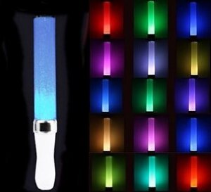 ★15色切替★電池入り! LEDペンライト LEDスティックライト LEDライト フェス・ライブ コンサート アイドルグッズイベントに♪