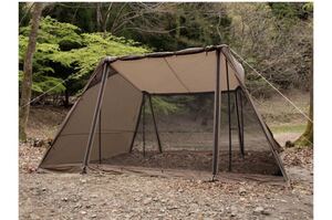 【新品未使用】DOD 4×4 BASE ヨンヨンベース TT5-821-BR タープ テント シェルター