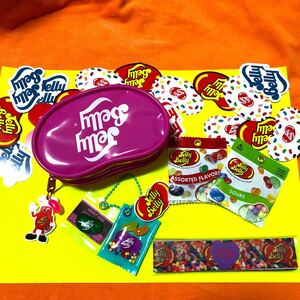 Jelly Bellyミニポーチ ハンドメイドチャームset
