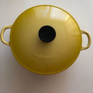 ル・クルーゼ マルミット LE CREUSET 24cm イエロー