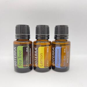 doTERRA★精油ティーツリー/レモン/ペパーミント