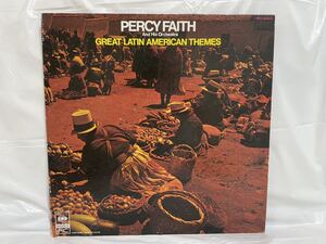 ★L112★ LP レコード PERCY FAITH and his orchestra パーシー・フェイス GREAT LATIN AMERICAN THEMES