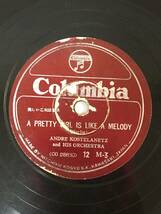 ☆L320☆SP レコード 10インチ SEE YOUR FACE BEFORE ME / A PRETTY GIRL LIKE A MELODY ANDRE KOSTELANETZ_画像4