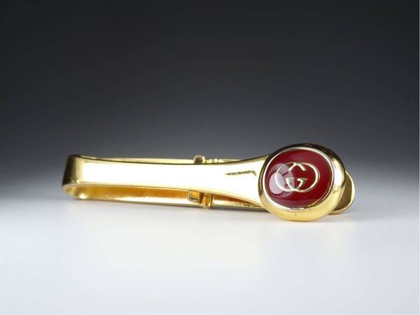グッチ ボルドー ネクタイピン タイピン タイバー GUCCI