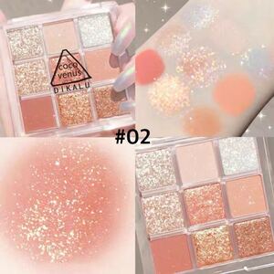 coco venus DIKALU アイシャドウパレット #02 オレンジ