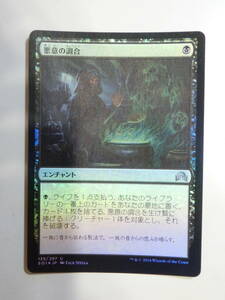 【MTG】★Foil　悪意の調合　日本語1枚　イニストラードを覆う影　SOI　アンコモン