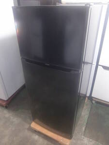 ●◇【美品】2ドア冷凍冷蔵庫 130L ハイアール JR-N130A-K 2021年製 黒 中古 小型 右開き 一人暮らし用 お部屋まで搬入 送料無料 即決 1112