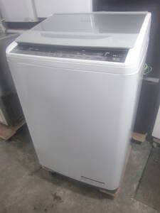 ●◇洗濯機 9kg 日立 BW-V90A 2016年製 中古 大型 家電 ビートウォッシュ ガラストップ お部屋まで搬入 送料無料 即決 7608