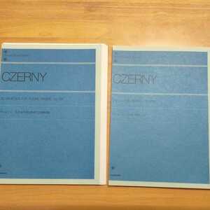 【裁断済み】ツェルニー CZERNY 小さなての手のための25の練習曲 リトルピアニスト 2冊セット 全音楽譜出版社 楽譜