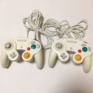 ゲームキューブ コントローラー ホワイト 白 2つセット 動作確認済み