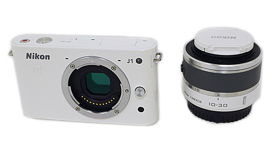 ニコン Nikon 1 J1 標準ズームレンズキット [ホワイト] オークション 
