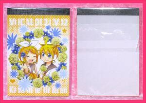 ボーカロイド B7メモ帳 〔鏡音リン＆レン〕＜１点＞ 美品